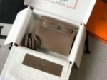 Replica Hermes Kelly Danse 22cm Leather Bag 20352 Brown35813 - Image 2