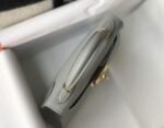 Replica Hermes Kelly Bag Hermes 19CM Epsom Shoulder Mini Bag Light gray 20460 - Image 5