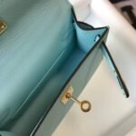 Replica Hermes Kelly Bag Hermes 19CM Epsom Shoulder Mini Bag Light blue 20473 - Image 7
