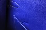 Replica Hermes Kelly Bag Hermes 19CM Epsom Shoulder Mini Bag Dark Blue 20475 - Image 6