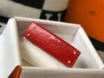 Replica Hermes Kelly Bag Designer Hermes 19CM Shoulder Mini Bag Red 20454 - Image 7