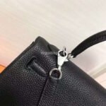 Replica Hermes Kelly Danse 20318 Designer Tote Shoulder Strap Bag 28 32cm Black35728 - Image 7