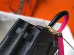 Replica Hermes Kelly Danse 20318 Designer Tote Shoulder Strap Bag 28 32cm Black35728 - Image 14