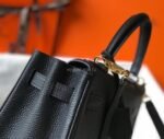 Replica Hermes Kelly Danse 20318 Designer Tote Shoulder Strap Bag 28 32cm Black35728 - Image 23