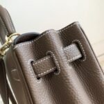 Replica Hermes Kelly Danse 20317 Designer Tote Shoulder Strap Bag Dark Gray35675 - Image 4
