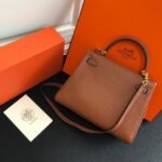 Replica Hermes Kelly Danse 20316 Designer Tote Shoulder Strap Bag Tan35651 - Image 3