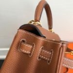 Replica Hermes Kelly Danse 20316 Designer Tote Shoulder Strap Bag Tan35651 - Image 4