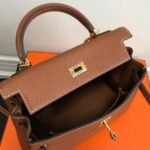 Replica Hermes Kelly Danse 20316 Designer Tote Shoulder Strap Bag Tan35651 - Image 5
