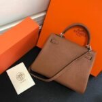 Replica Hermes Kelly Danse 20316 Designer Tote Shoulder Strap Bag Tan35651 - Image 9