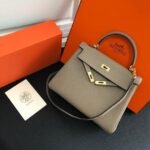 Replica Hermes Kelly Danse 20315 Designer Tote Shoulder Strap Bag Apricot35632 - Image 2