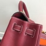 Replica Hermes Kelly Danse 20314 Designer Tote Shoulder Strap Bag Wine Red35591 - Image 4