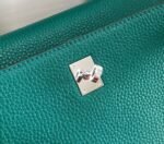 Replica Hermes Kelly Danse 20312 Designer Tote Shoulder Strap Bag Dark Green35509 - Image 4