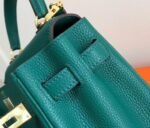 Replica Hermes Kelly Danse 20312 Designer Tote Shoulder Strap Bag Dark Green35509 - Image 10