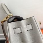 Replica Hermes Kelly Danse 20308 Designer Tote Shoulder Strap Bag Gray35355 - Image 3