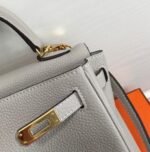 Replica Hermes Kelly Danse 20308 Designer Tote Shoulder Strap Bag Gray35355 - Image 4