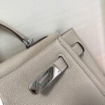 Replica Hermes Kelly Danse 20308 Designer Tote Shoulder Strap Bag Gray35355 - Image 8