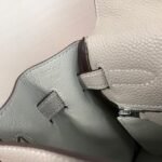 Replica Hermes Kelly Danse 20308 Designer Tote Shoulder Strap Bag Gray35355 - Image 11