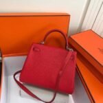 Replica Hermes Kelly Danse 20307 Designer Tote Shoulder Strap Bag Red35326 - Image 7