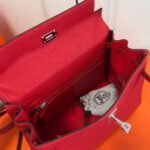 Replica Hermes Kelly Danse 20307 Designer Tote Shoulder Strap Bag Red35326 - Image 11