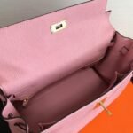 Replica Hermes Kelly Danse 20306 Designer Tote Shoulder Strap Bag Pink35266 - Image 5