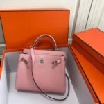 Replica Hermes Kelly Danse 20306 Designer Tote Shoulder Strap Bag Pink35266