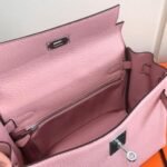 Replica Hermes Kelly Danse 20306 Designer Tote Shoulder Strap Bag Pink35266 - Image 10