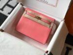Replica Hermes Kelly Danse 22cm Leather Bag 20359 Pink36087