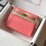 Replica Hermes Kelly Danse 22cm Leather Bag 20359 Pink36087