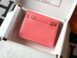 Replica Hermes Kelly Danse 22cm Leather Bag 20359 Pink36087 - Image 2