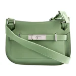 Replica Hermes 316413 Jyspiere Leather Hermes bags Light Green H90091934342