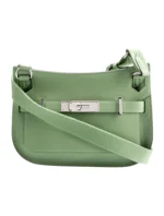 Replica Hermes 316413 Jyspiere Leather Hermes bags Light Green H90091934342