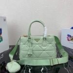 Replica Prada Small Prada Galleria Saffiano Leather bag 1BA863 Green40441